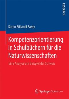 Cover of the book Kompetenzorientierung in Schulbüchern für die Naturwissenschaften