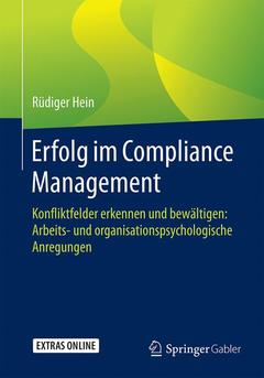 Cover of the book Erfolg im Compliance Management