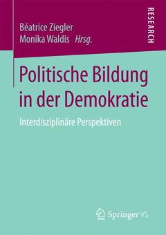 Couverture de l’ouvrage Politische Bildung in der Demokratie