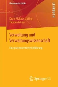 Couverture de l’ouvrage Verwaltung und Verwaltungswissenschaft