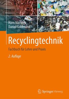 Couverture de l’ouvrage Recyclingtechnik