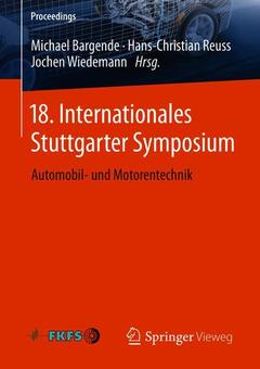 Couverture de l’ouvrage 18. Internationales Stuttgarter Symposium 