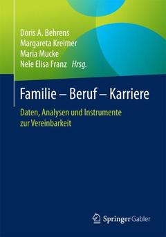 Cover of the book Familie – Beruf – Karriere