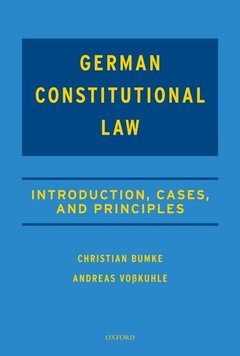 Couverture de l’ouvrage German Constitutional Law