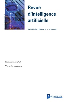 Couverture de l’ouvrage Revue d'intelligence artificielle RSTI série RIA Volume 32 N° 5-6_Septembre-Décembre 2018