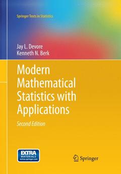 Couverture de l’ouvrage Modern Mathematical Statistics with Applications