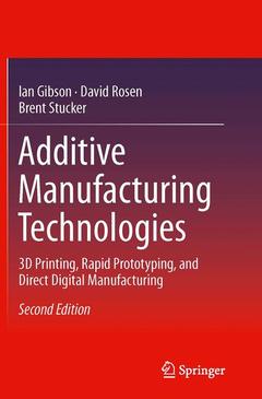 Couverture de l’ouvrage Additive Manufacturing Technologies