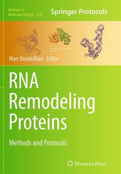 Couverture de l’ouvrage RNA Remodeling Proteins