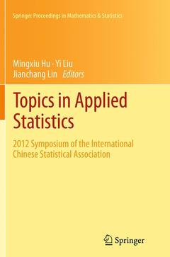 Couverture de l’ouvrage Topics in Applied Statistics