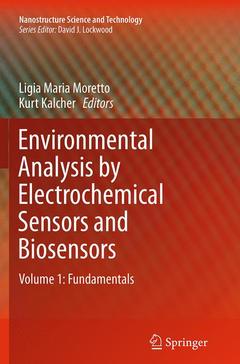 Couverture de l’ouvrage Environmental Analysis by Electrochemical Sensors and Biosensors
