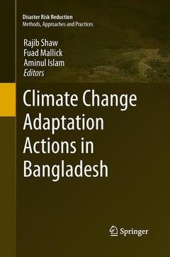 Couverture de l’ouvrage Climate Change Adaptation Actions in Bangladesh