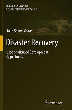 Couverture de l’ouvrage Disaster Recovery