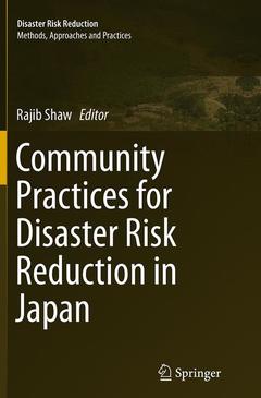 Couverture de l’ouvrage Community Practices for Disaster Risk Reduction in Japan