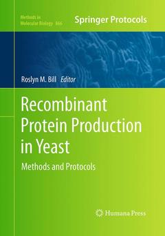 Couverture de l’ouvrage Recombinant Protein Production in Yeast