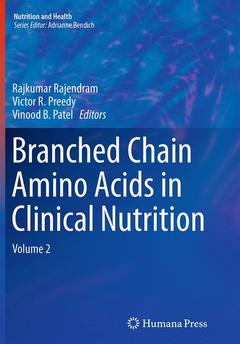Couverture de l’ouvrage Branched Chain Amino Acids in Clinical Nutrition