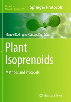 Couverture de l’ouvrage Plant Isoprenoids
