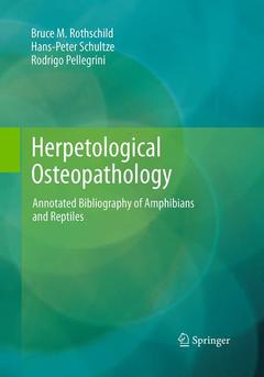 Couverture de l’ouvrage Herpetological Osteopathology