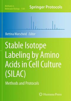 Couverture de l’ouvrage Stable Isotope Labeling by Amino Acids in Cell Culture (SILAC)