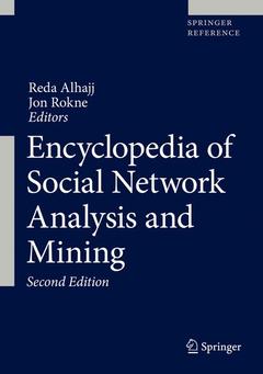 Couverture de l’ouvrage Encyclopedia of Social Network Analysis and Mining