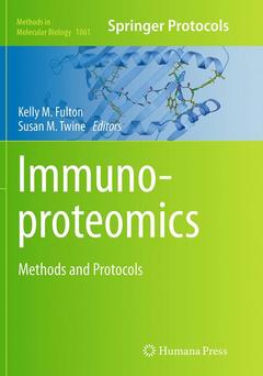 Couverture de l’ouvrage Immunoproteomics