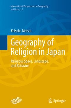 Couverture de l’ouvrage Geography of Religion in Japan