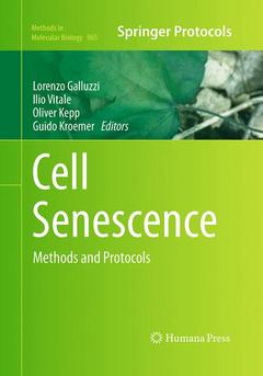 Couverture de l’ouvrage Cell Senescence