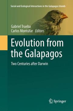 Couverture de l’ouvrage Evolution from the Galapagos