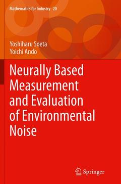 Couverture de l’ouvrage Neurally Based Measurement and Evaluation of Environmental Noise