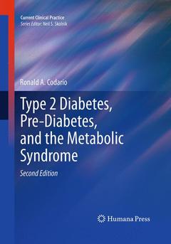 Cover of the book Type 2 Diabetes, Pre-Diabetes, and the Metabolic Syndrome