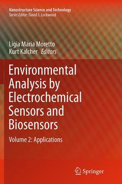 Couverture de l’ouvrage Environmental Analysis by Electrochemical Sensors and Biosensors