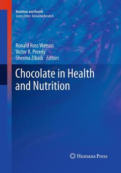 Couverture de l’ouvrage Chocolate in Health and Nutrition