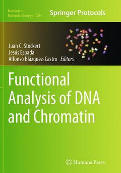Couverture de l’ouvrage Functional Analysis of DNA and Chromatin