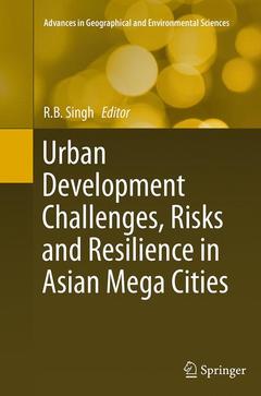 Couverture de l’ouvrage Urban Development Challenges, Risks and Resilience in Asian Mega Cities