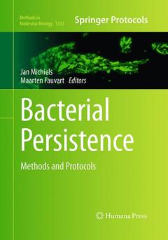 Couverture de l’ouvrage Bacterial Persistence