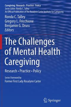 Couverture de l’ouvrage The Challenges of Mental Health Caregiving