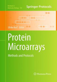 Couverture de l’ouvrage Protein Microarrays