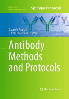 Couverture de l’ouvrage Antibody Methods and Protocols