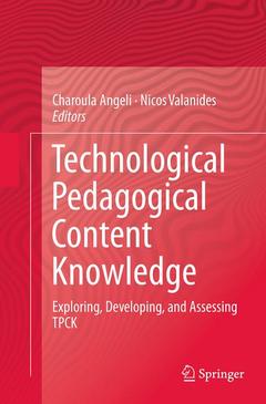 Couverture de l’ouvrage Technological Pedagogical Content Knowledge