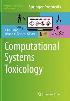 Couverture de l’ouvrage Computational Systems Toxicology