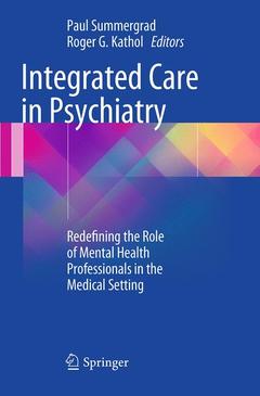 Couverture de l’ouvrage Integrated Care in Psychiatry