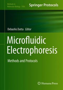Couverture de l’ouvrage Microfluidic Electrophoresis