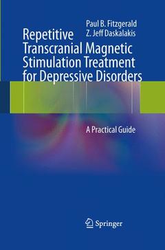Couverture de l’ouvrage Repetitive Transcranial Magnetic Stimulation Treatment for Depressive Disorders