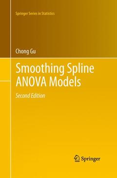 Couverture de l’ouvrage Smoothing Spline ANOVA Models