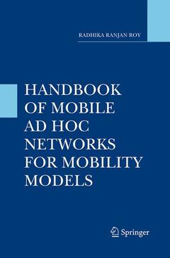 Couverture de l’ouvrage Handbook of Mobile Ad Hoc Networks for Mobility Models