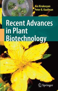 Couverture de l’ouvrage Recent Advances in Plant Biotechnology