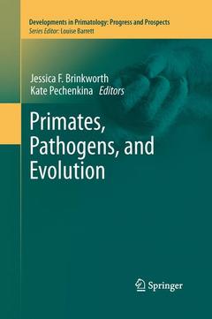 Couverture de l’ouvrage Primates, Pathogens, and Evolution