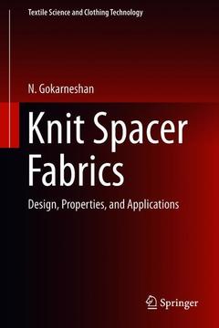 Couverture de l’ouvrage Knit Spacer Fabrics