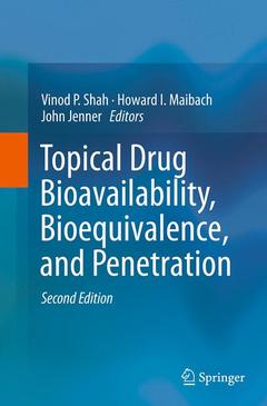 Couverture de l’ouvrage Topical Drug Bioavailability, Bioequivalence, and Penetration