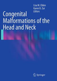 Couverture de l’ouvrage Congenital Malformations of the Head and Neck