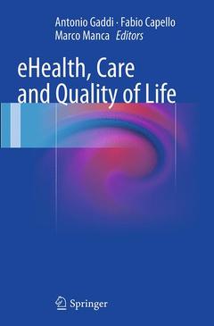 Couverture de l’ouvrage eHealth, Care and Quality of Life
